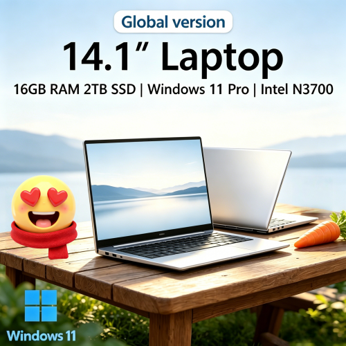 Ssd 2Tb - Novate 2026 Sleek Cut 14.1'' Laptop