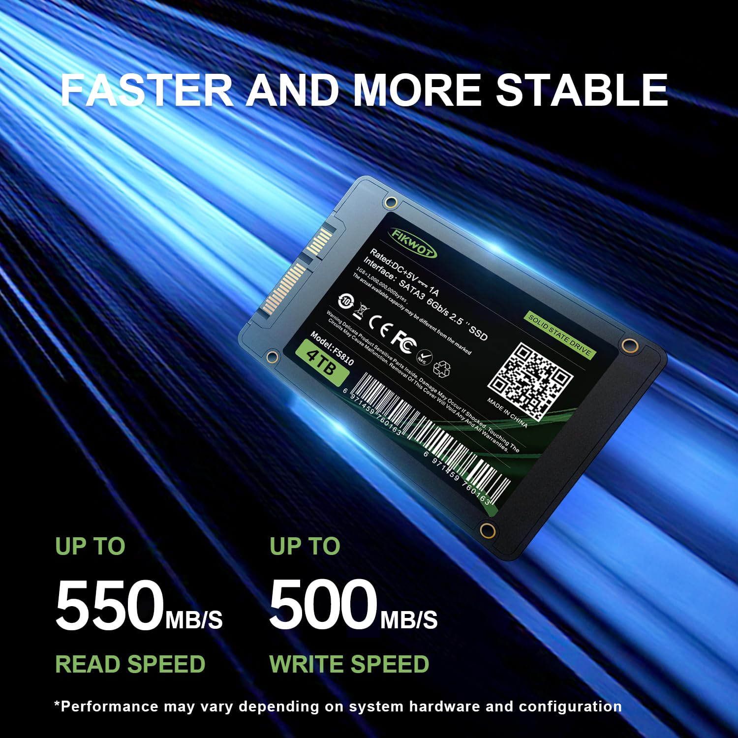 Fikwot FS810, Hard Drive SATA  - Ssd 500Gb ulasan dan harga