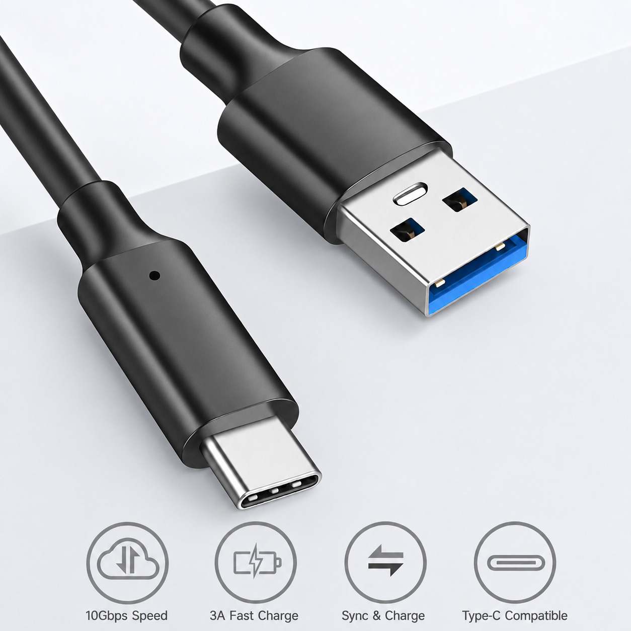 Kabel USB 3.2 Tipe C ke A 10Gb - Samsung Ssd ulasan dan harga