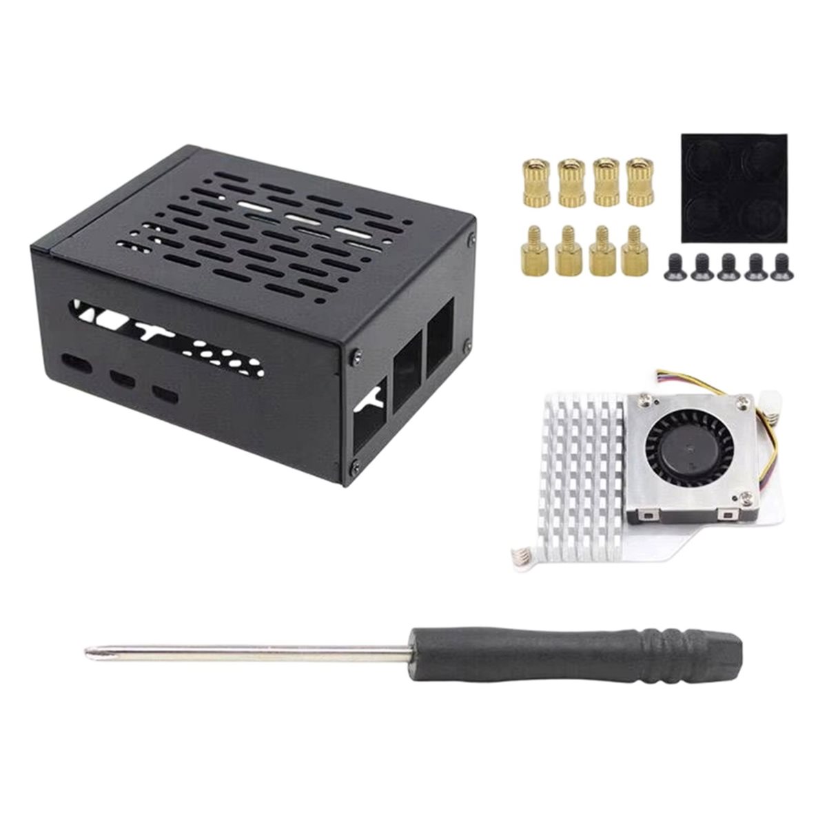 Casing Logam HGHO dengan Kipas - Nvme Ssd ulasan dan harga