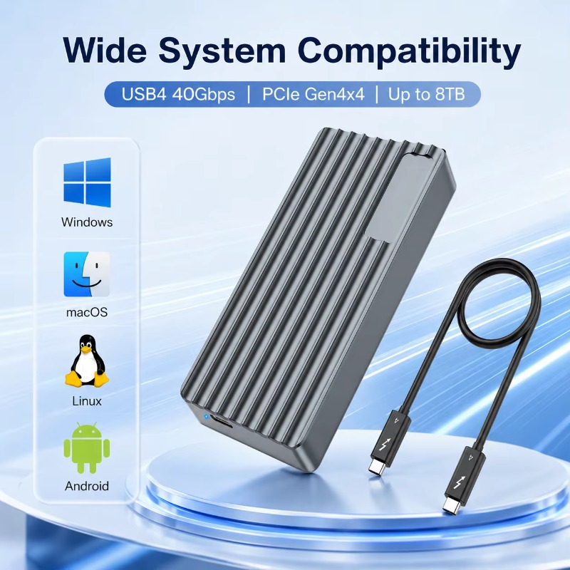 Enclosure SSD M.2 NVMe TBT3/US - External Ssd ulasan dan harga