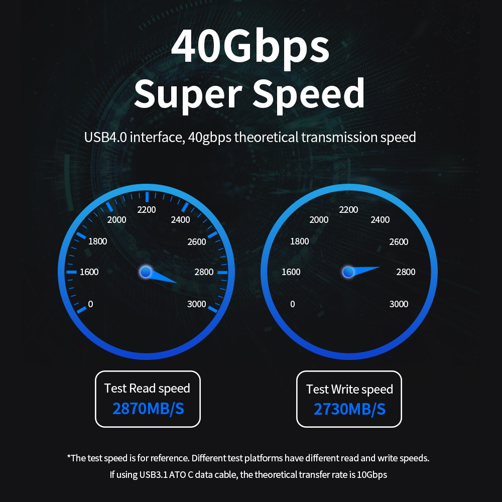 Casing SSD NVMe USB4 40Gbps PC - Thunderbolt 4 External Ssd 4Tb ulasan dan harga
