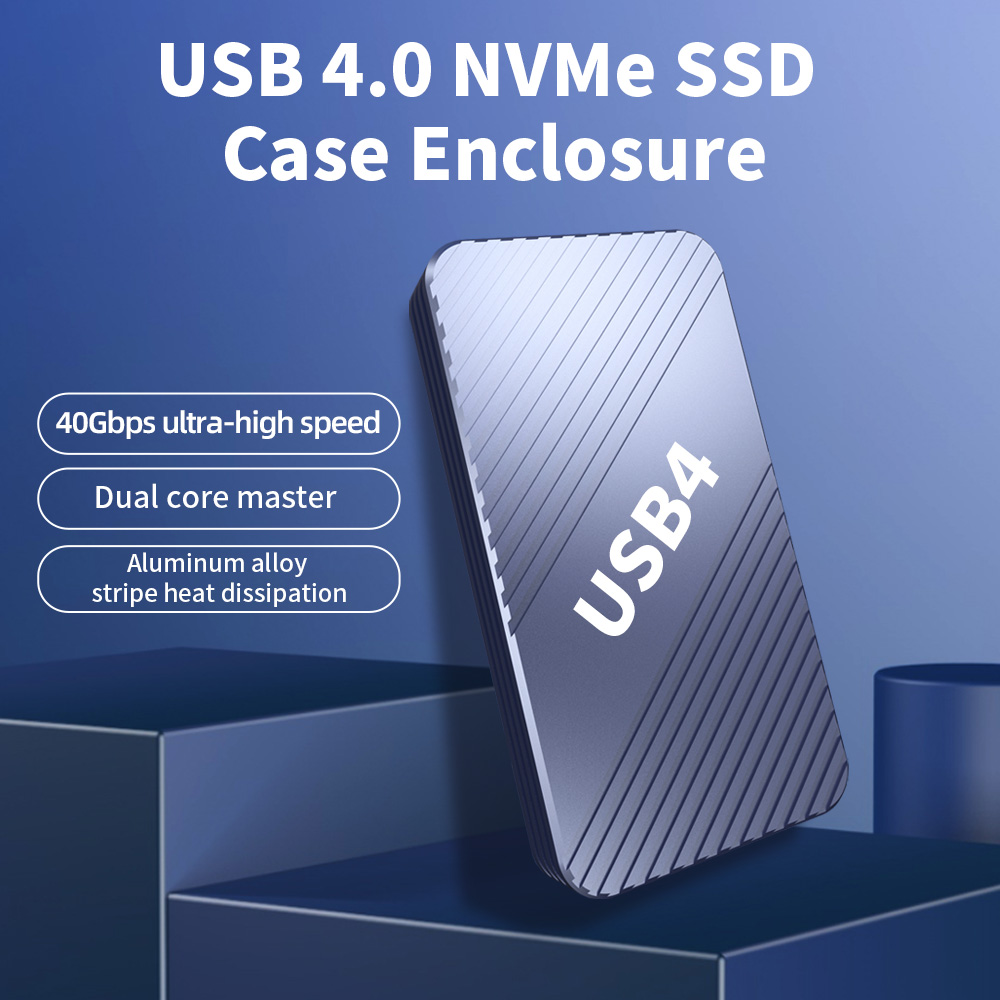 Casing SSD NVMe USB4 40Gbps PC - Thunderbolt 4 External Ssd 4Tb ulasan dan harga